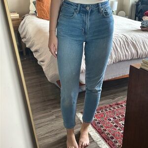 American Eagle Outfitters Light Blue Ankle Jeans